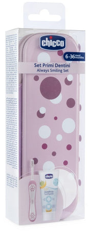 Chicco set dentale 6 mesi+ rosa