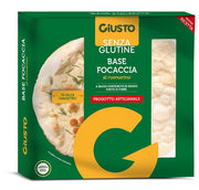 Giusto senza glutine fondo focaccia rosmarino 130 g