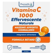 Vitamina c 1000 effervescente naturale 30 stick
