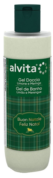 Alvita gel doccia natale 2024 limone & meringa 250 ml