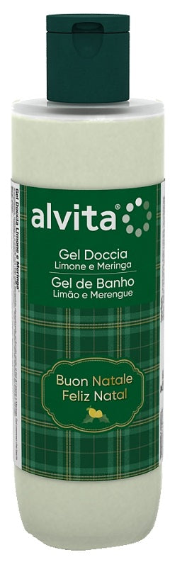 Alvita gel doccia natale 2024 limone & meringa 250 ml