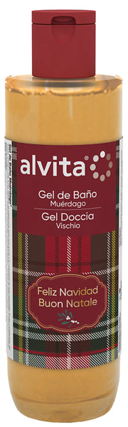 Alvita gel doccia natale 2024 vischio 250 ml