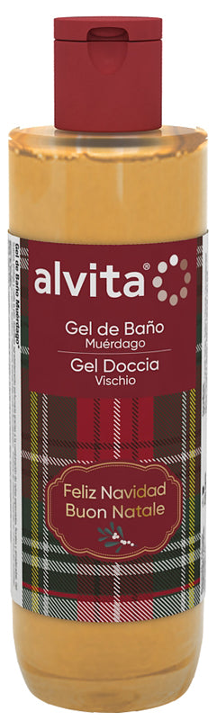 Alvita gel doccia natale 2024 vischio 250 ml