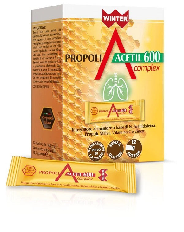 Winter propoli acetil 600 complex 12 bustine