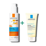 Anthelios UVMune 400 Spray Bambini SPF50+ 200 ml + Lipikar Olio Detergente 100 ml | Protezione Solare + Detergente