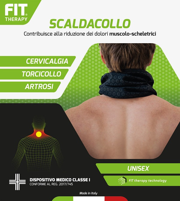 Scaldacollo fit therapy nero taglia unica