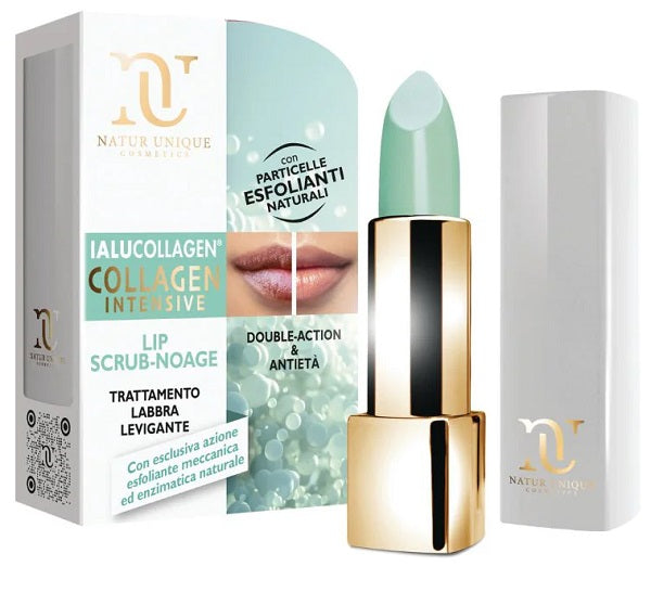 Natur unique ialucollagen collagen intensive lip scrub no age