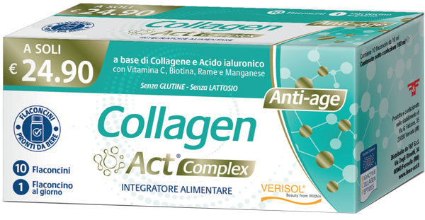 Collagen act complex 10 flaconcini da 10 ml