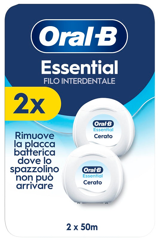 Oralb man filo interdentale cerato 50 metri