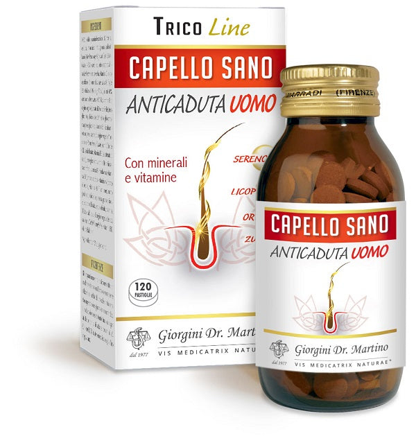 Capello sano anticaduta uomo 120 pastiglie 600 mg