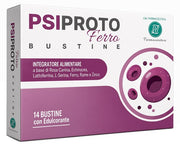 Psiproto ferro 14 bustine con edulcorante