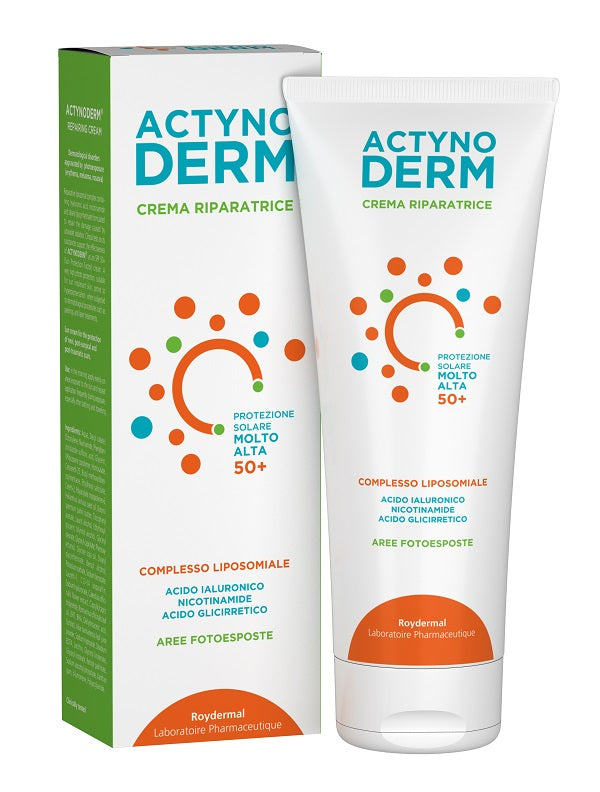 Actynoderm crema riparatrice protezione solare molto alta 50+ 100 ml