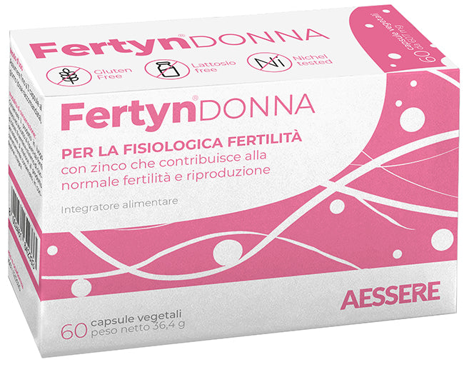 Fertyn donna 60 capsule vegetali senza glutine senza lattosio