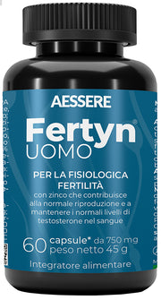 Fertyn uomo 60 capsule 750 mg senza glutine senza lattosio