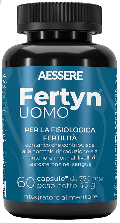Fertyn uomo 60 capsule 750 mg senza glutine senza lattosio
