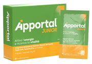 Apportal junior 14 bustine da 7,5 g gusto arancia e passion fruit con fruttosio senza glutine senza lattosio