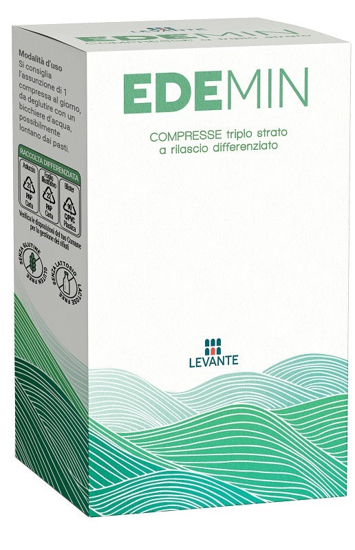Edemin 30 compresse triplo strato senza glutine senza lattosio