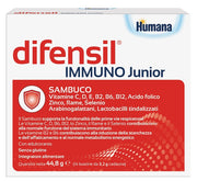 Difensil immuno junior 14 bustine da 3,2 g con edulcorante senza glutine
