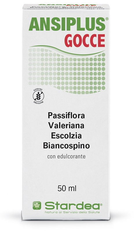 Ansiplus gocce 50 ml senza glutine con edulcorante senza alcol