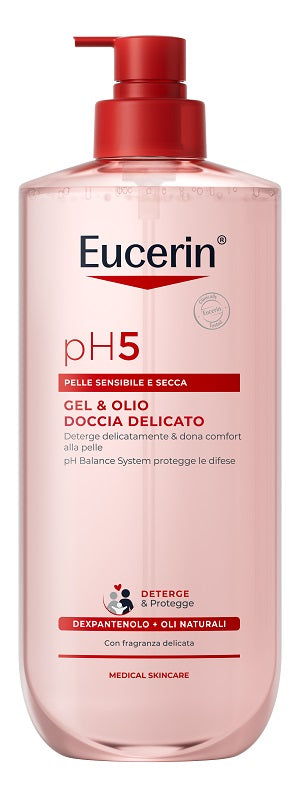 Eucerin ph5 gel&olio doccia delicato 750 ml