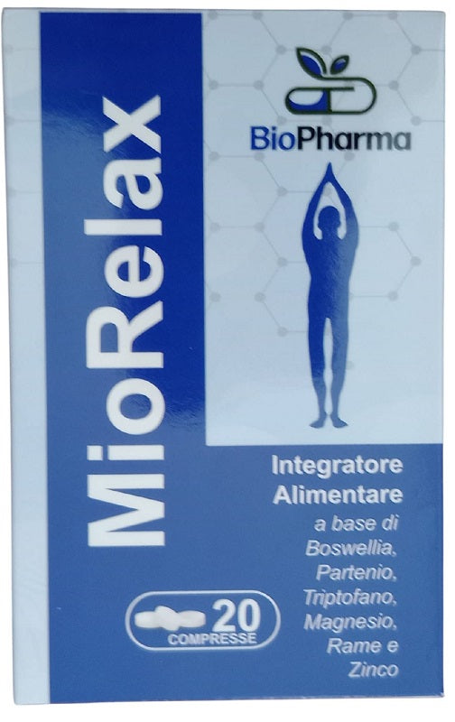Miorelax 20 compresse senza glutine naturalmente privo di lattosio