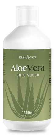 Aloe vera puro succo 1000 ml senza glutine naturalmente privo di lattosio
