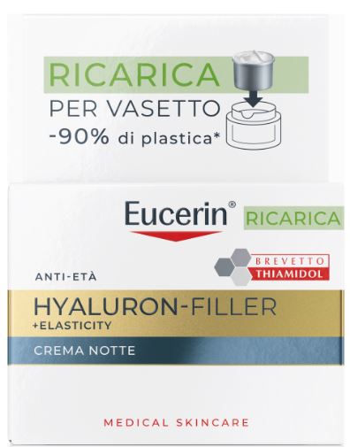 Eucerin hyaluron filler+ elasticity crema notte refill 50 ml