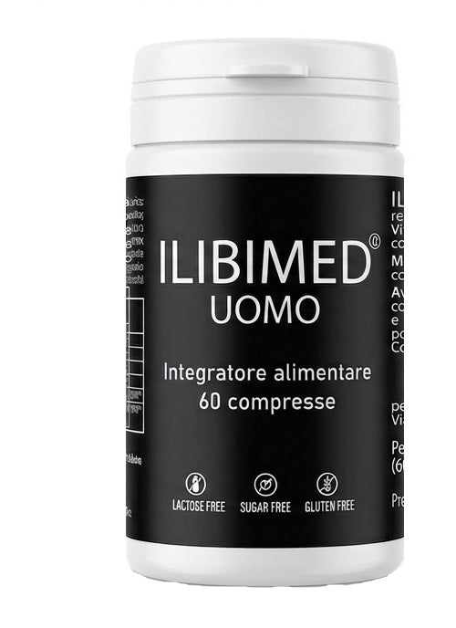 Ilibimed uomo 60 compresse 1 g senza glutine senza lattosio senza zuccheri