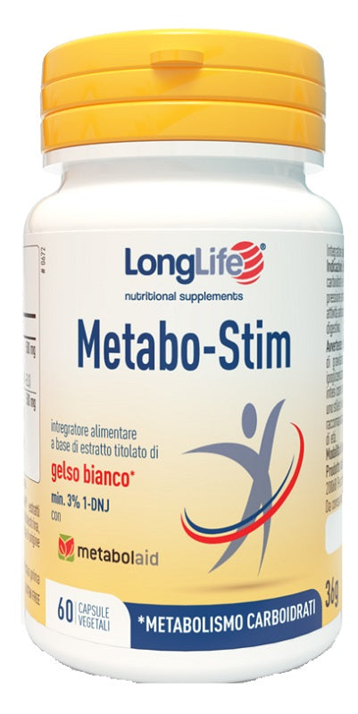 Longlife metabo stim 60 capsule vegetali senza glutine