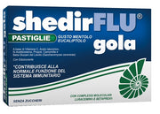 Shedirflu gola mentolo eucaliptolo 30 pastiglie con edulcorante senza zuccheri senza glutine naturalmente privo di lattosio