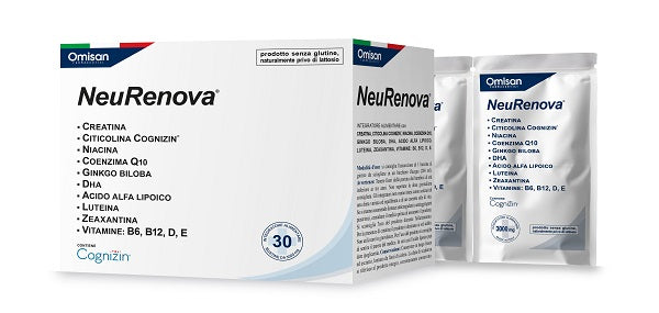 Neurenova 30 bustine 3000 mg senza glutine naturalmente privo di lattosio