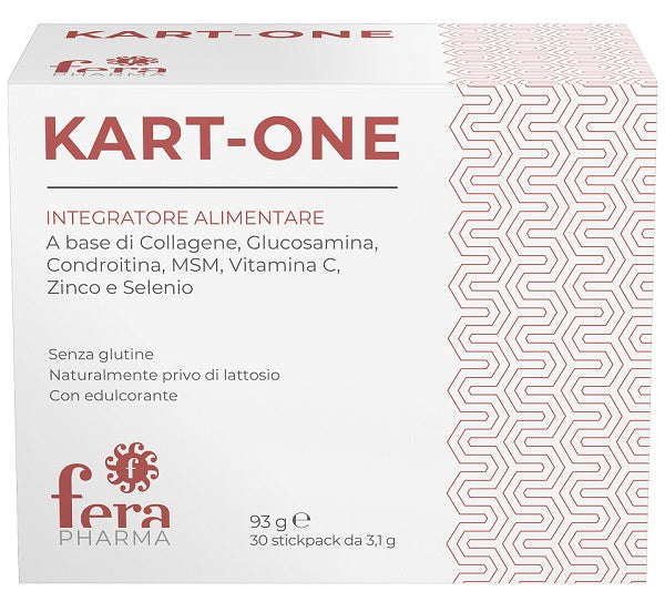 Kart one 30 stickpack con edulcorante senza glutine e lattosio