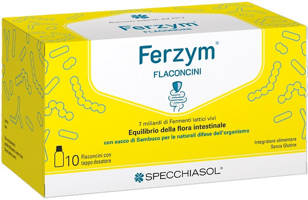 Ferzym 10 flaconi x 8 ml con edulcorante