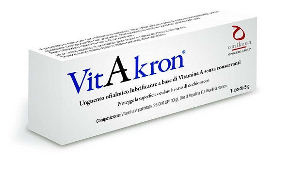 Vitakron unguento oftalmico lubrificante senza conservanti 5 g