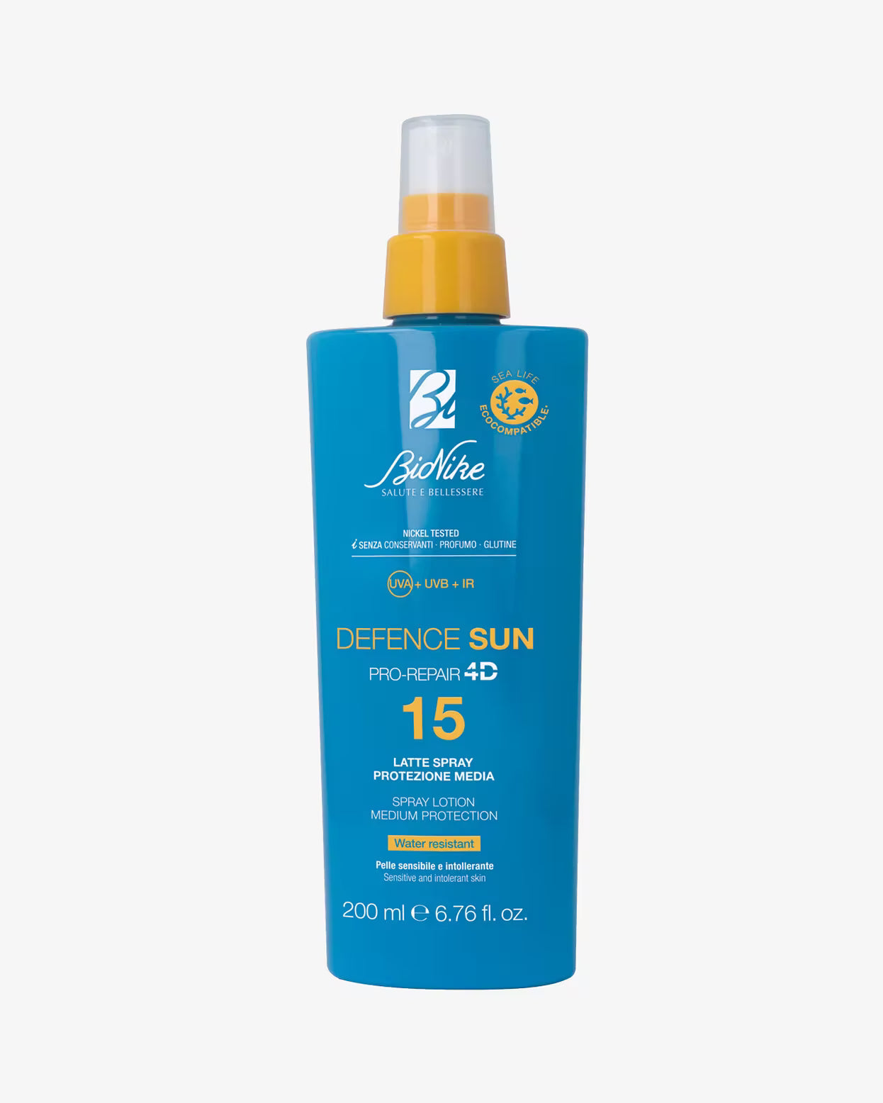 BioNike Defence Sun Latte Spray SPF15 200 ml | Protezione Solare Corpo