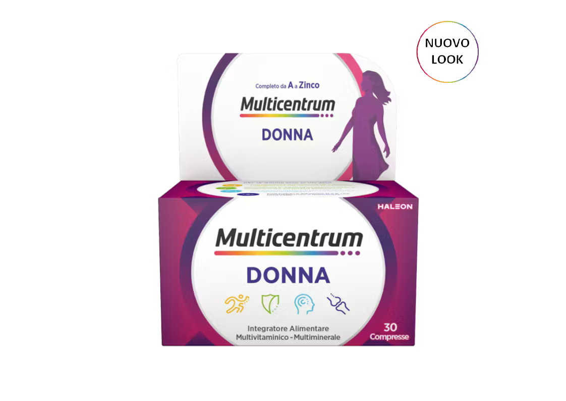 Multicentrum Donna 30 Compresse | Integratore Multivitaminico Donna