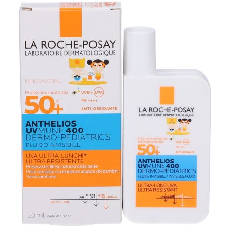 Anthelios UVMune 400 Fluido Invisibile SPF50+ DP 50 ml | Protezione Solare Viso