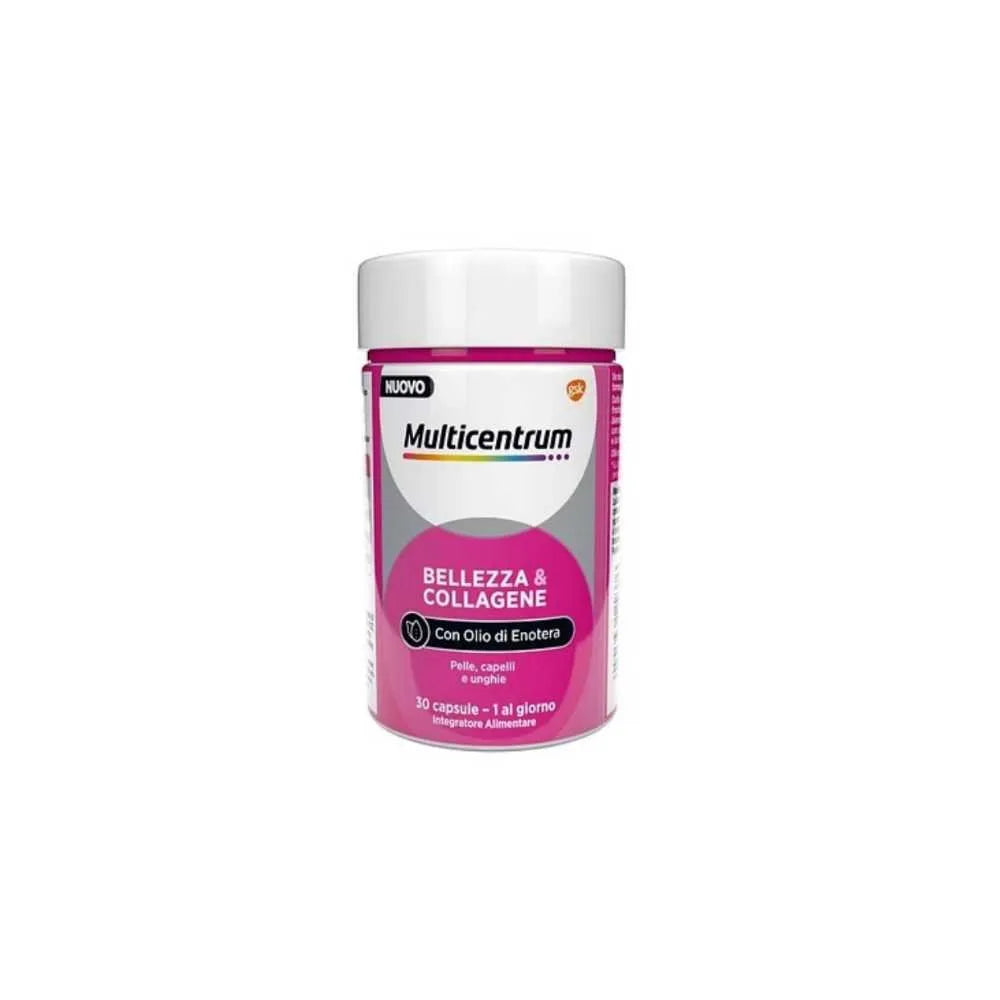 Multicentrum Bellezza & Collagene 30 Capsule | Pelle, Capelli e Unghie