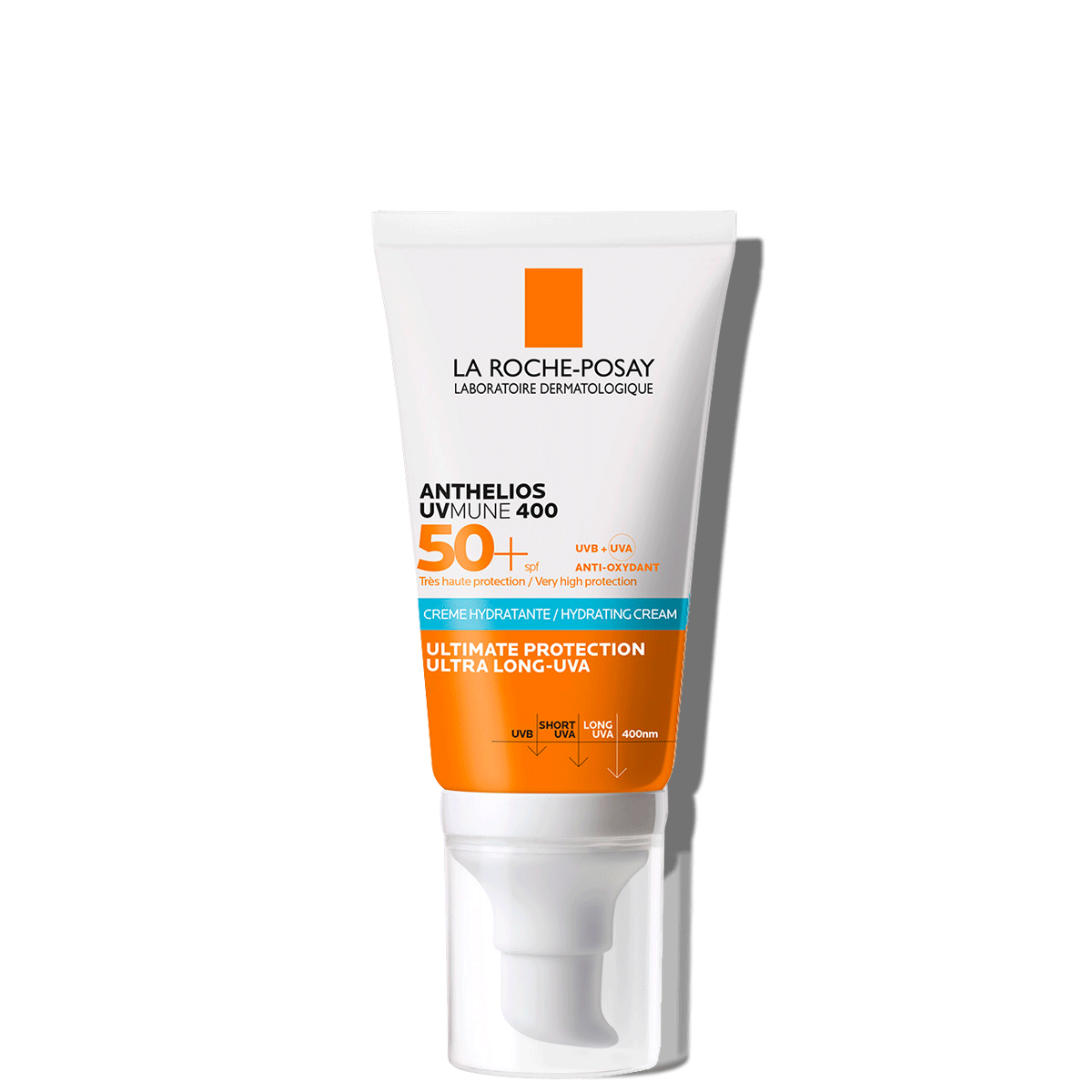 Anthelios UVMune 400 Crema Idratante SPF50+ 50 ml | Protezione Solare Viso Senza Profumo