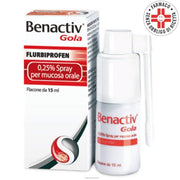 Benactiv gola 2,5 mg/ml spray per mucosa orale  flurbiprofene