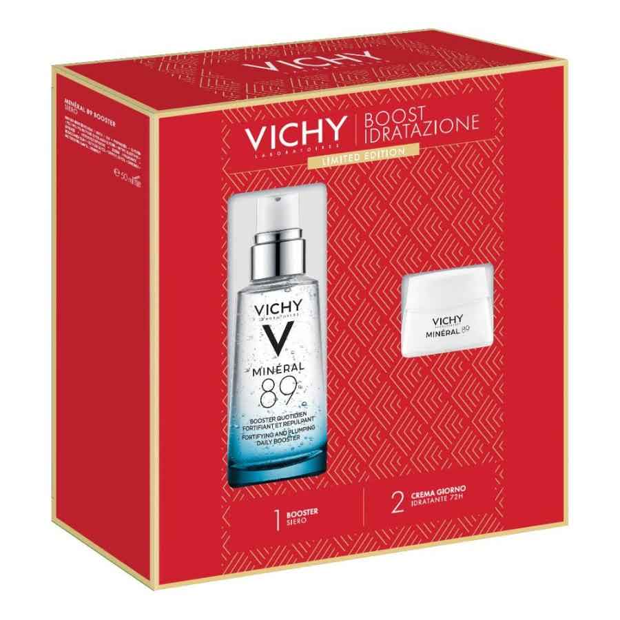 Cofanetto VICHY per idratazione con Minéral 89 Booster siero 50ml + Minéral 89 crema 15ml