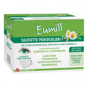 Eumill salviette perioculari 20 pezzi scadenza ottobre 2026