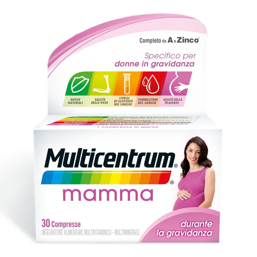 Multicentrum Mamma  30 Compresse | Integratore Gravidanza