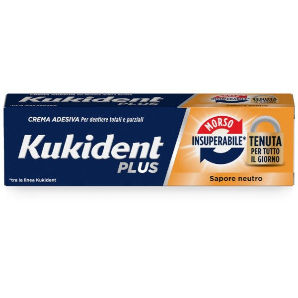 Kukident plus morso insuperabile crema adesiva dentiere 40 g