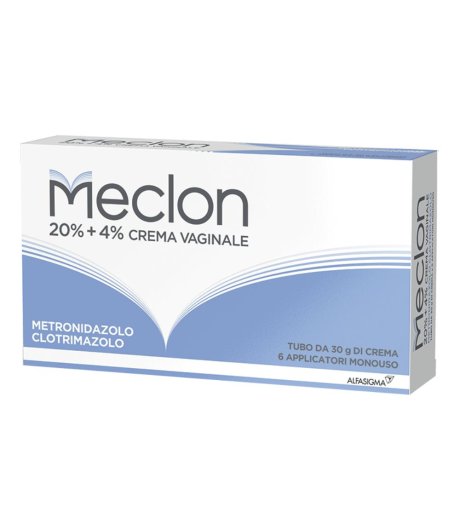 Meclon &ldquo;20% + 4% crema vaginale&rdquo;   metronidazolo, clotrimazolo