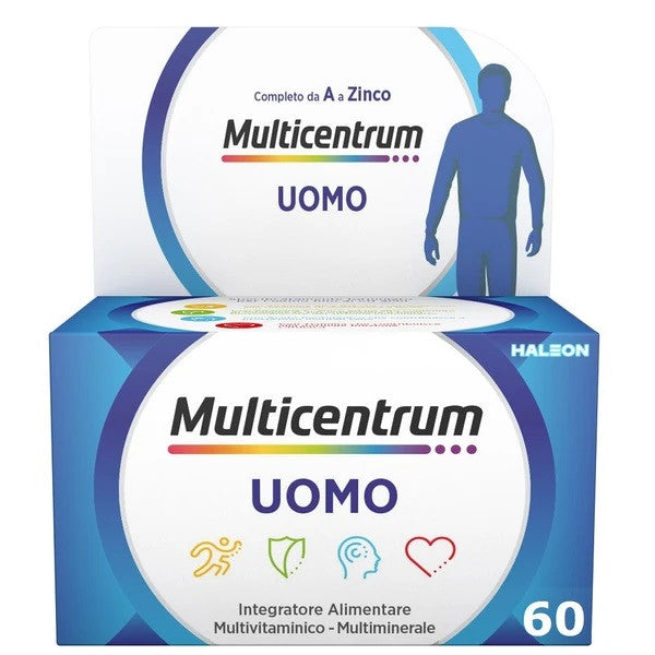 Multicentrum Uomo 60 compresse | Integratore Multivitaminico Uomo