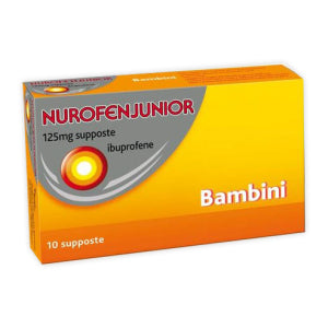 Nurofenjunior 125 mg supposteibuprofene