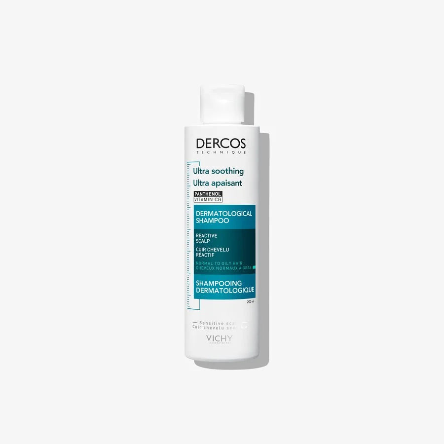 Dercos Ultra Lenitivo Capelli Normali-Grassi 200 ml | Shampoo Lenitivo Anti-Prurito