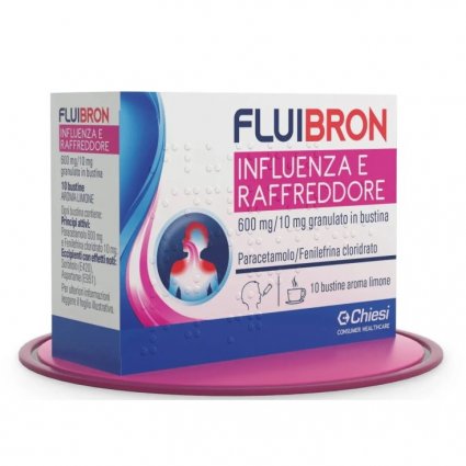 FLUIBRON INFLUENZA E RAFF*10BS