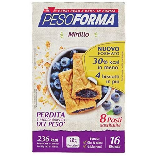 PESOFORMA BISC MIRTILLI 16PZ